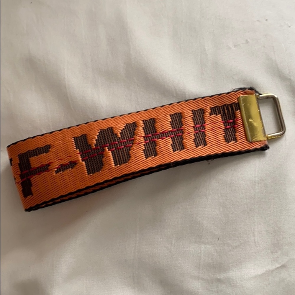 Off white lanyard
